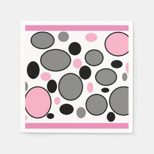 CIRCLS EN OVALS SERVETTEN (Voorkant)