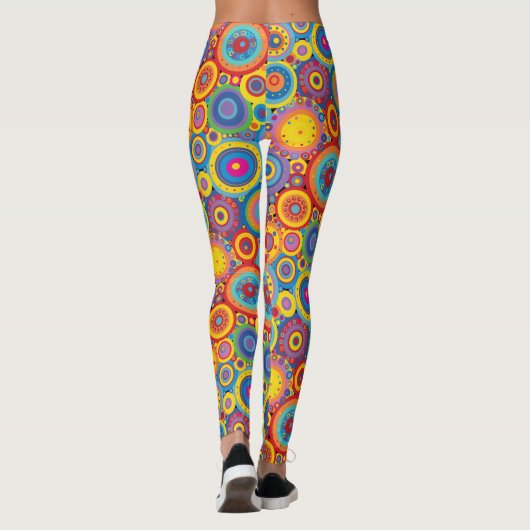 Circo de Circulo (Circus van Cirkels) Leggings (Achterkant)