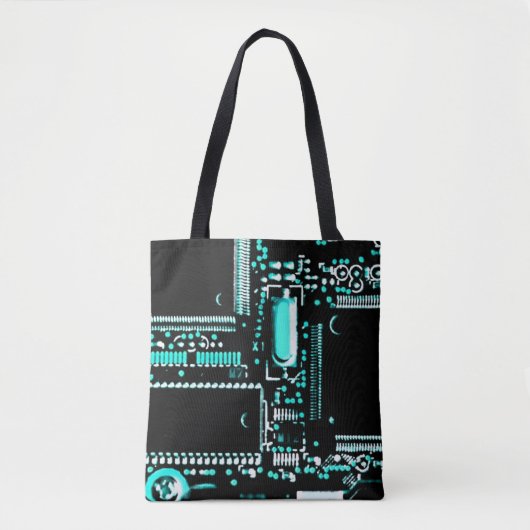 Circuit Aqua 2 over de canvas tas (Voorkant)