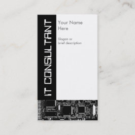 Circuit B & W 2 "IT-consultant"-visitekaartje Visitekaartje