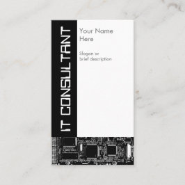 Circuit B & W 2 "IT-consultant"-visitekaartje Visitekaartje