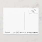 Circuit B&W 2 "Jouw tekst" briefkaart (Achterkant)