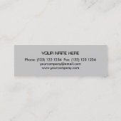 Circuit B & W 2 visitekaartje grijze skinny (Achterkant)