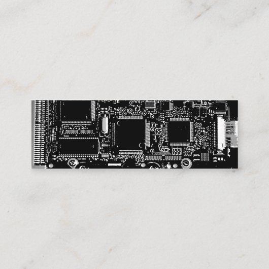 Circuit B & W 2 visitekaartje witte rok (Voorkant)