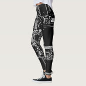 Circuit Black en White 2 over leggings (Links)