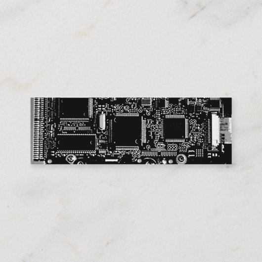 Circuit Black en White 2 visitekaartje skinny (Voorkant)