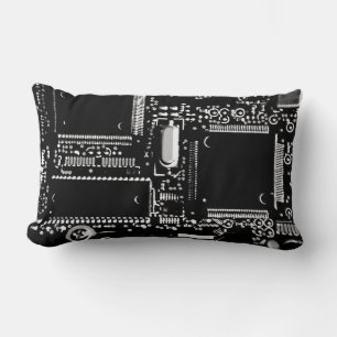 Circuit Black en White 2-werpkussens lumbar Kussen