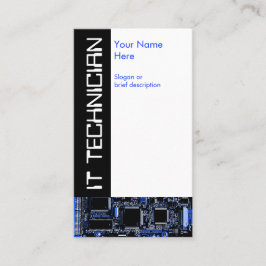 Circuit Blue 2 "IT-technicus"-visitekaartje Visitekaartje