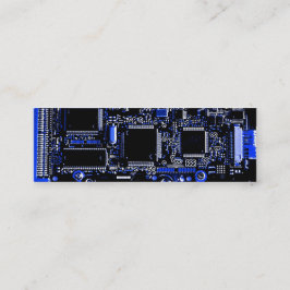 Circuit Blue 2-sjabloon voor visitekaartje