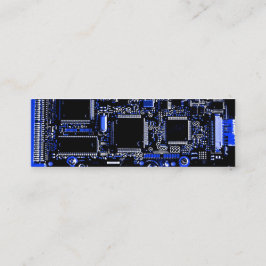 Circuit Blue 2-sjabloon voor visitekaartje