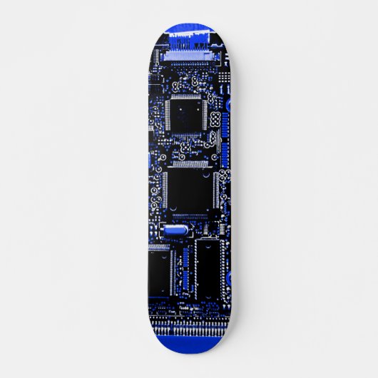 Circuit Blue 2-skateboard Persoonlijk Skateboard (Voorkant)