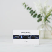 Circuit Blue 2 stripe visitekaartje wit achterzijd (Staand voorkant)
