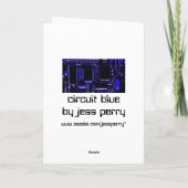 Circuit Blue 'Age and Name' verjaardagskaart Kaart (Achterkant)