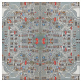 Circuit Board 1950's Vintage Stof (Swatch)