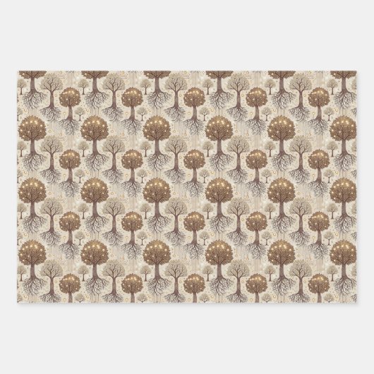 Circuit Board and Trees Roots  Inpakpapier Vel (Voorkant 2)