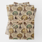 Circuit Board and Trees Roots  Inpakpapier Vel (In situ)