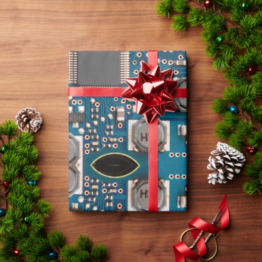 Circuit board cadeaupapier (Feestdagen Geschenken)