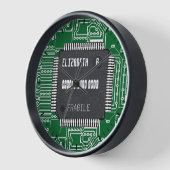 Circuit Board Chip op gedrukt met Jouw naam (Hoek)