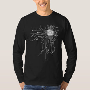 Circuit Board Computer Science Engineer CPU-chip T-shirt
