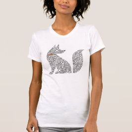 Circuit Board Dog illustratie T-shirt