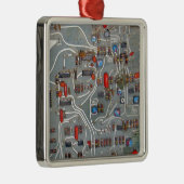 circuit board electronics metalen ornament (Rechts)