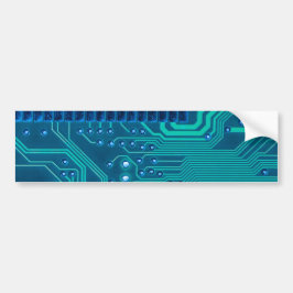 Circuit Board Geek Technologie Bumpersticker