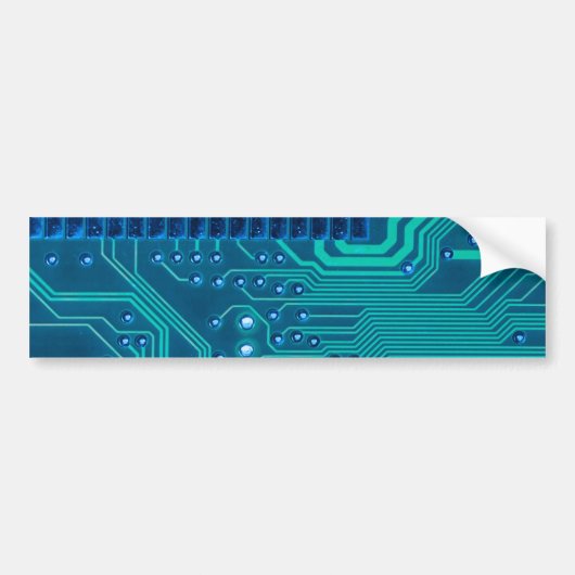 Circuit Board Geek Technologie Bumpersticker (Voorkant)