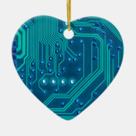 Circuit Board Geek Technologie Keramisch Ornament