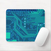 Circuit Board Geek Technologie Muismat (Met muis)