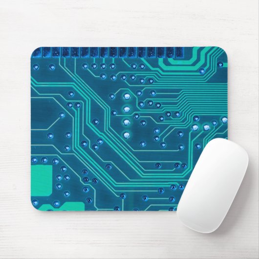 Circuit Board Geek Technologie Muismat (Met muis)