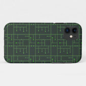 Circuit Board geïnspireerd iPhone 5 Hoesje (Achterkant (horizontaal))