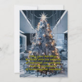 Circuit board-geïnspireerde kerstboom feestdagenkaart (Voorkant)