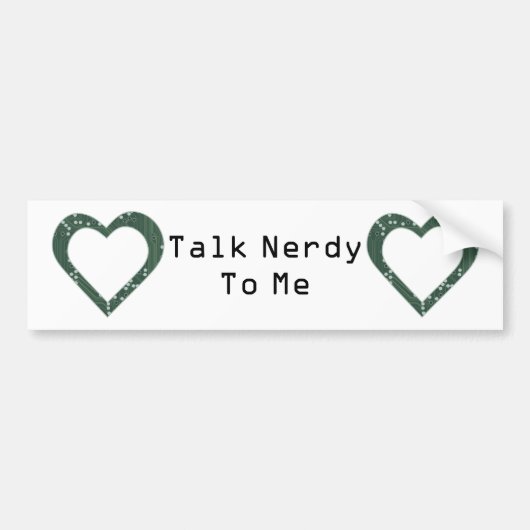 Circuit Board Heart Bumpersticker (Voorkant)