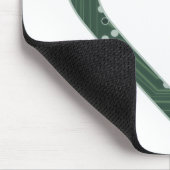 Circuit Board Heart Muismat (Hoek)