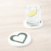 Circuit Board Heart Zandsteen Onderzetter (Zijkant)