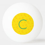 Circuit Board INITIAAL Sport Modern Tech Fun Pingpongbal (Voorkant)