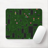 Circuit Board Mousepad Muismat (Met muis)