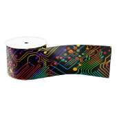 Circuit Board ontwerp illustratie Grosgrain Lint (Spoel)