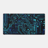 Circuit Board ontwerp illustratie Kussen Bureaumat (Voorkant)