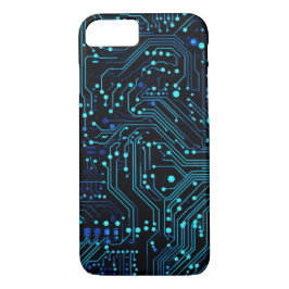 Circuit Board ontwerp illustratie Kussen iPhone 8/7 Hoesje