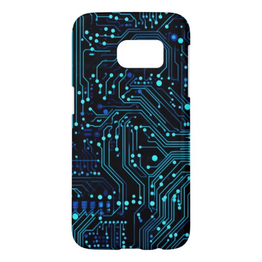 Circuit Board ontwerp illustratie Kussen Case-Mate Samsung Galaxy Hoesje (Achterkant)