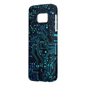Circuit Board ontwerp illustratie Kussen Case-Mate Samsung Galaxy Hoesje (Achterkant Links)