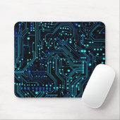 Circuit Board ontwerp illustratie Kussen Muismat (Met muis)