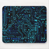 Circuit Board ontwerp illustratie Kussen Muismat (Voorkant)