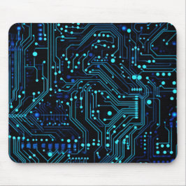 Circuit Board ontwerp illustratie Kussen Muismat