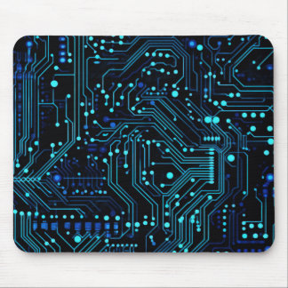 Circuit Board ontwerp illustratie Kussen Muismat