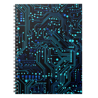 Circuit Board ontwerp illustratie Kussen Notitieboek