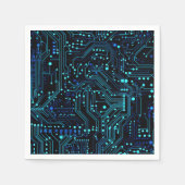 Circuit Board ontwerp illustratie Kussen Servet (Voorkant)