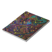 Circuit Board ontwerp illustratie Notitieblok (Linkerzijde)