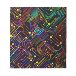 Circuit Board ontwerp illustratie Notitieblok